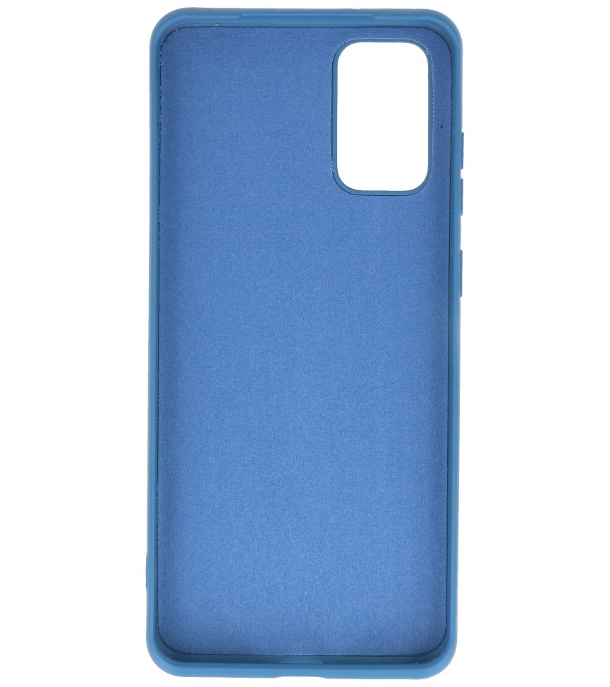 Fashion Color TPU Cover Samsung Galaxy S20 Plus Navy