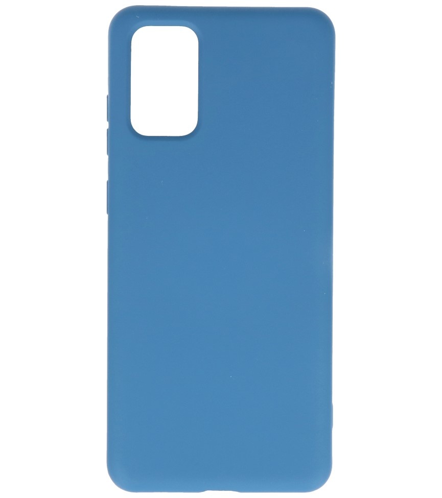 2.0mm Dikke Fashion Color TPU Hoesje Samsung Galaxy S20 Plus Navy