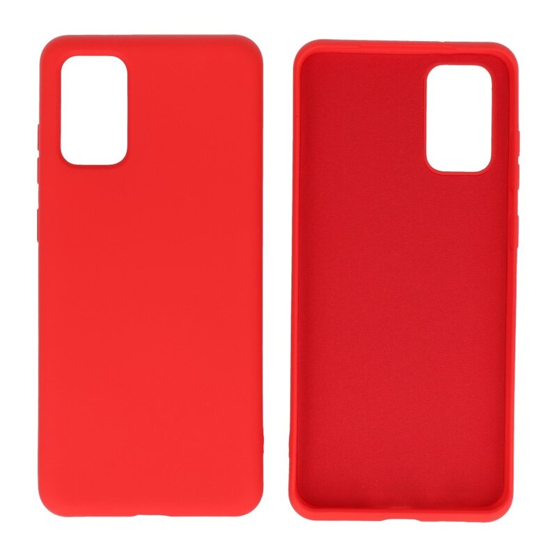 Fashion Color TPU Case Samsung Galaxy S20 Plus Red