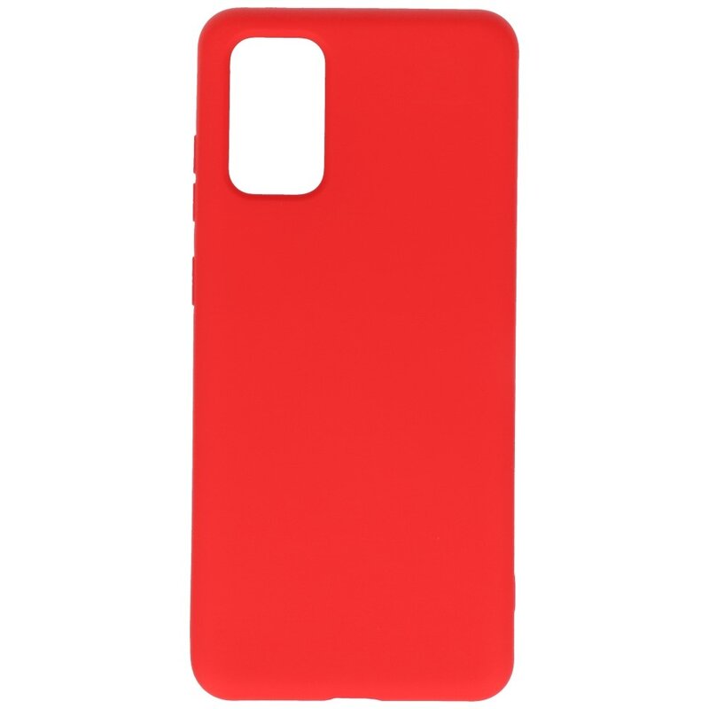 Fashion Color TPU Case Samsung Galaxy S20 Plus Red