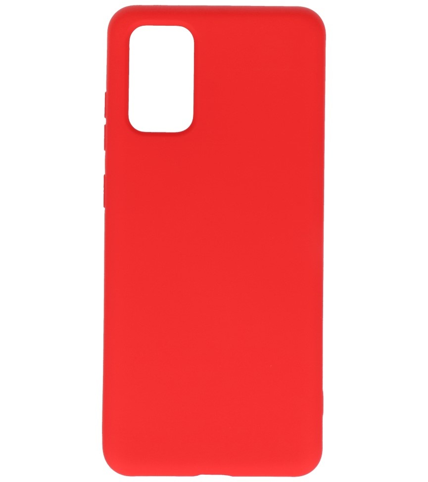 Fashion Color TPU Cover Samsung Galaxy S20 Plus Rød
