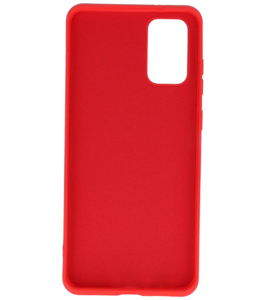 2.0mm Dikke Fashion Color TPU Hoesje Samsung Galaxy S20 Plus Rood