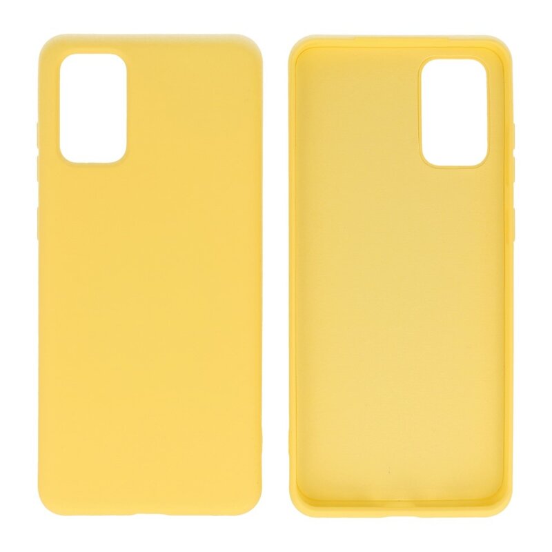Mode Farve TPU Cover Samsung Galaxy S20 Plus Gul