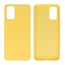 Coque en TPU Fashion Color Samsung Galaxy S20 Plus Jaune