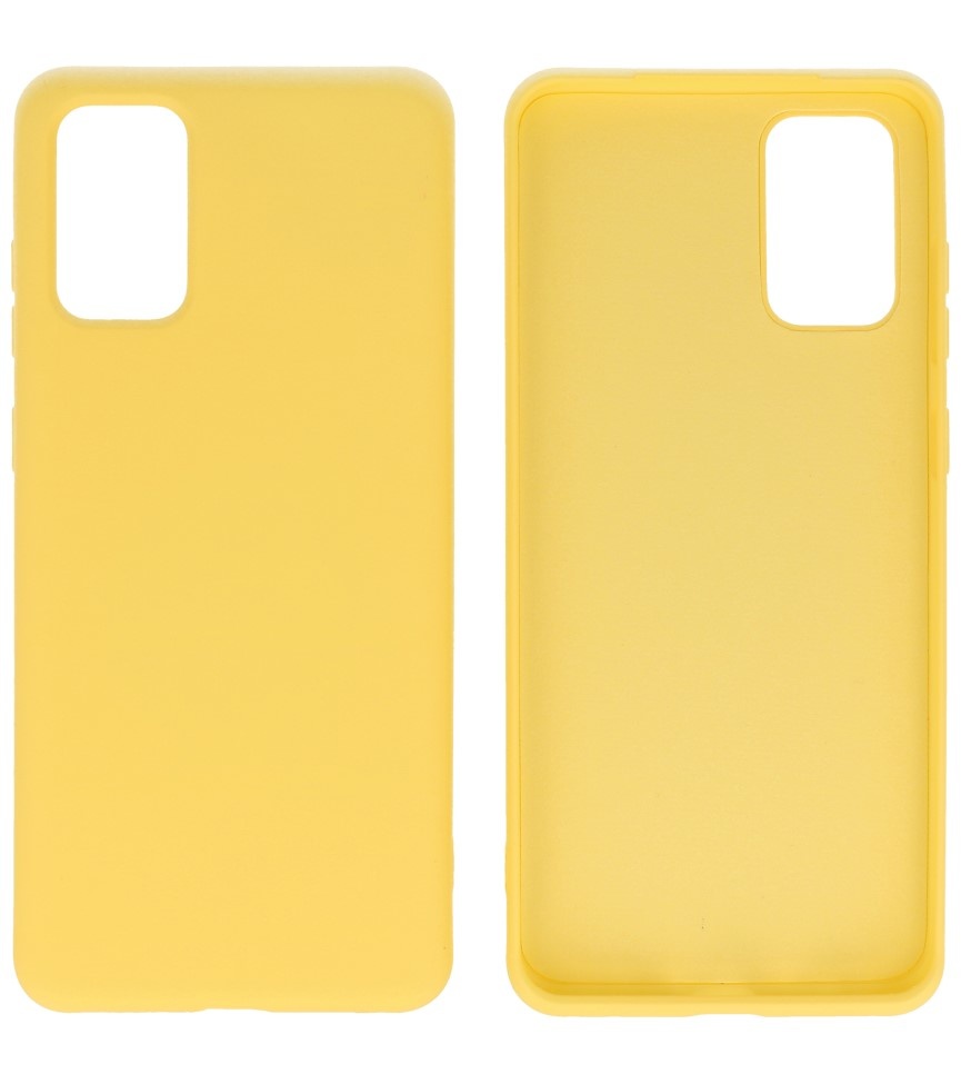 Carcasa Fashion Color TPU Samsung Galaxy S20 Plus Amarillo