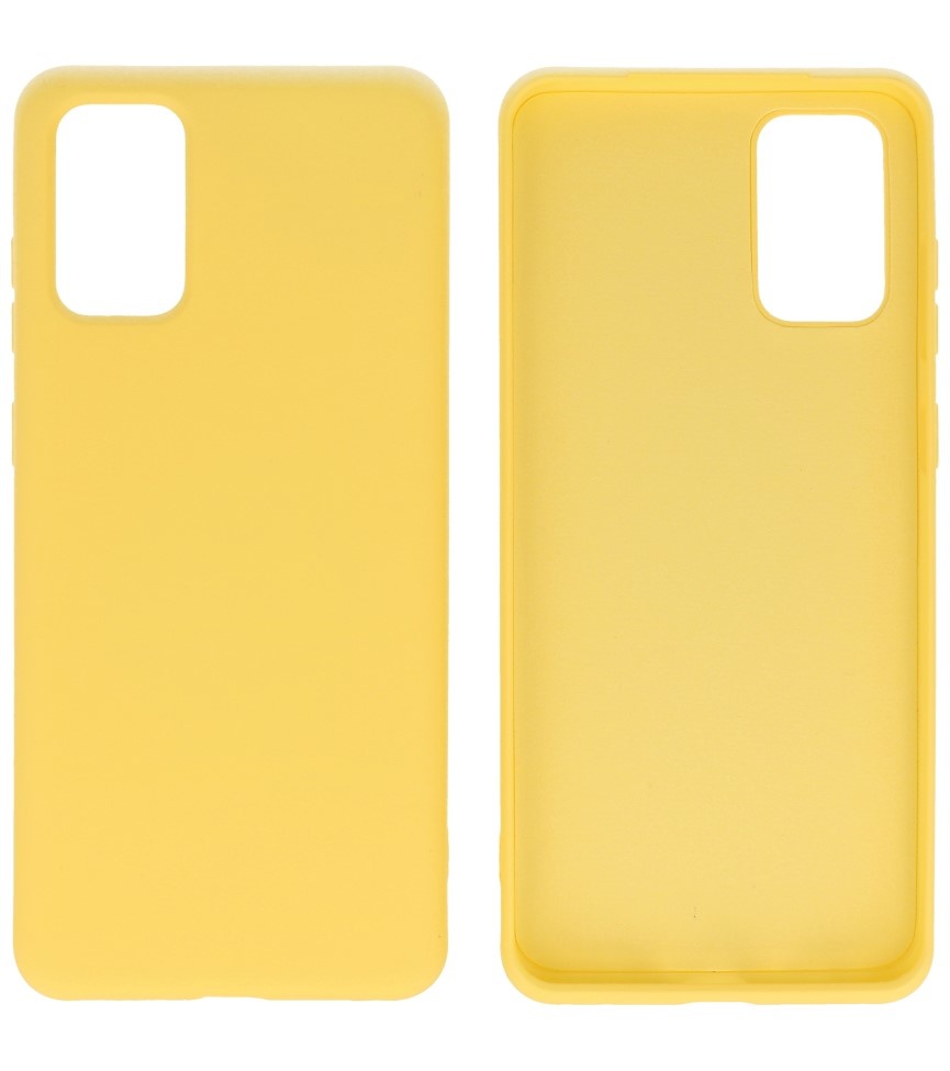 Custodia in TPU color moda per Samsung Galaxy S20 Plus gialla