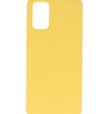 Carcasa Fashion Color TPU Samsung Galaxy S20 Plus Amarillo