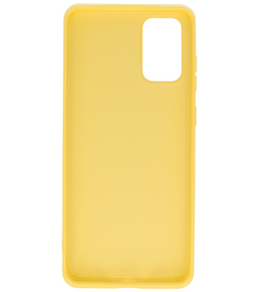 Carcasa Fashion Color TPU Samsung Galaxy S20 Plus Amarillo