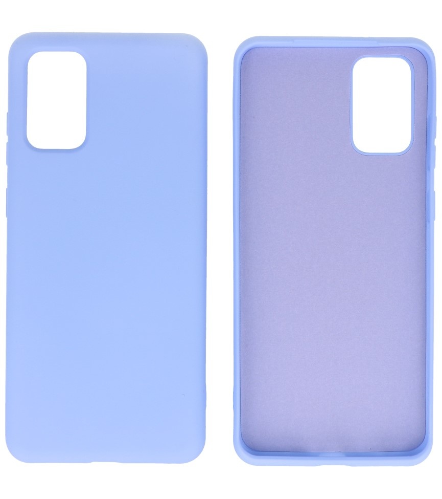 Fashion Color TPU Case Samsung Galaxy S20 Plus Purple