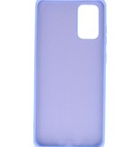 2.0mm Dikke Fashion Color TPU Hoesje Samsung Galaxy S20 Plus Paars