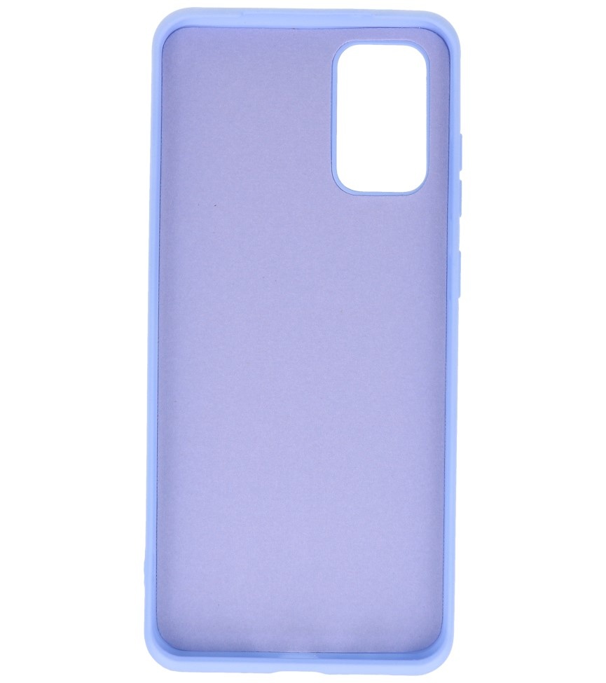 2.0mm Dikke Fashion Color TPU Hoesje Samsung Galaxy S20 Plus Paars