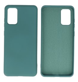 Coque Samsung Galaxy S20 Plus en TPU Fashion Color Vert Foncé