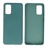 Coque Samsung Galaxy S20 Plus en TPU Fashion Color Vert Foncé