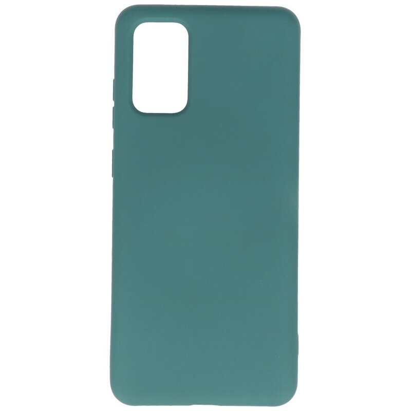 Custodia in TPU color moda per Samsung Galaxy S20 Plus verde scuro