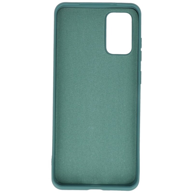 Custodia in TPU color moda per Samsung Galaxy S20 Plus verde scuro