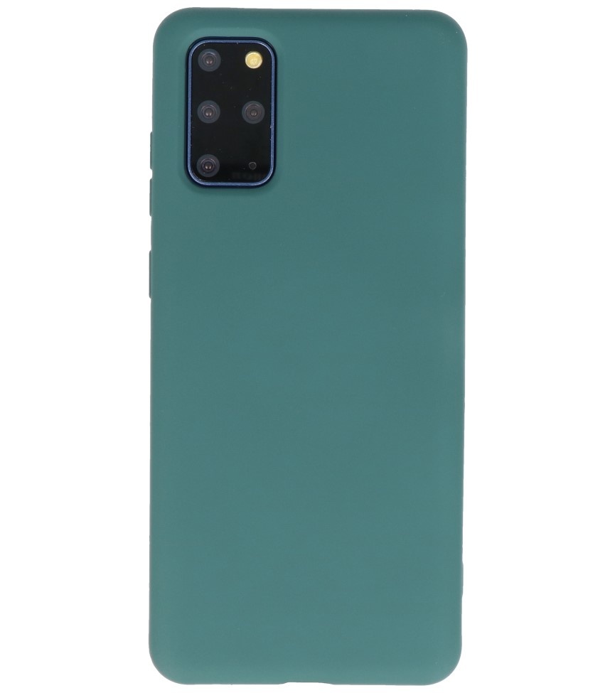 Mode Farbe TPU Fall Samsung Galaxy S20 Plus Dunkelgrün