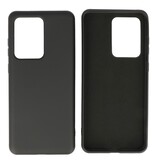Estuche de TPU en color de moda Samsung Galaxy S20 Ultra Negro