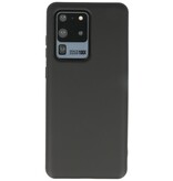 Estuche de TPU en color de moda Samsung Galaxy S20 Ultra Negro