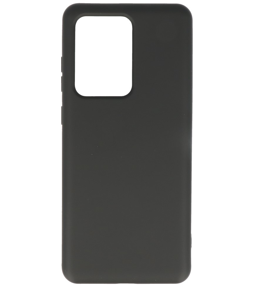 Estuche de TPU en color de moda Samsung Galaxy S20 Ultra Negro