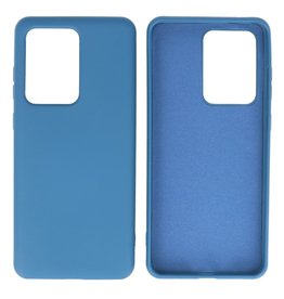 2.0mm Dikke Fashion Color TPU Hoesje Samsung Galaxy S20 Ultra Navy