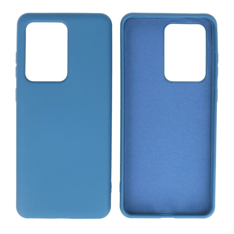 Mode Farbe TPU Fall Samsung Galaxy S20 Ultra Navy
