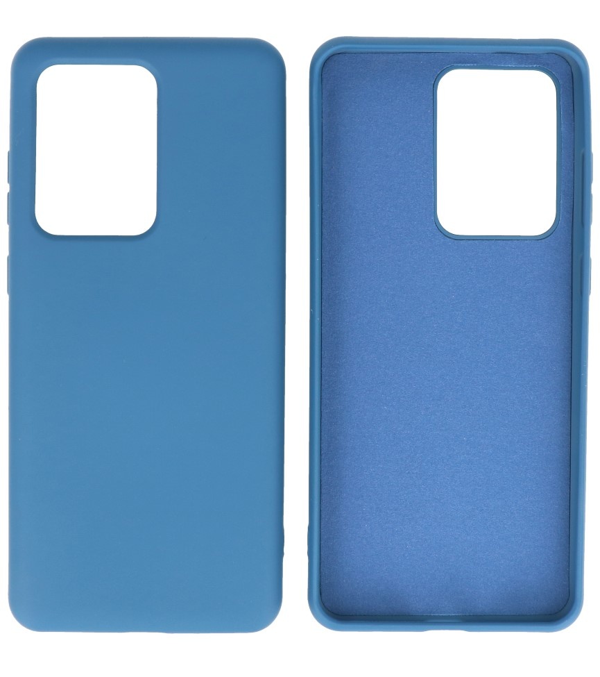 Fashion Color TPU Cover Samsung Galaxy S20 Ultra Navy