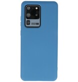 Fashion Color TPU Case Samsung Galaxy S20 Ultra Navy