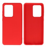 Estuche de TPU en color de moda Samsung Galaxy S20 Ultra Rojo