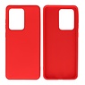 Estuche de TPU en color de moda Samsung Galaxy S20 Ultra Rojo