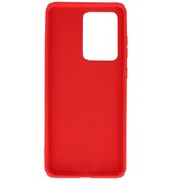 Estuche de TPU en color de moda Samsung Galaxy S20 Ultra Rojo