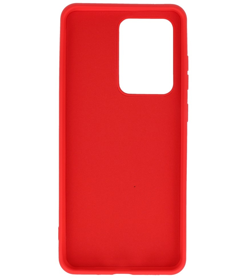 Fashion Color TPU Case Samsung Galaxy S20 Ultra Red