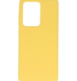 Coque en TPU Fashion Color Samsung Galaxy S20 Ultra Jaune