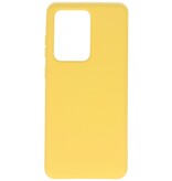 Mode Farbe TPU Fall Samsung Galaxy S20 Ultra Gelb