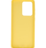 Coque en TPU Fashion Color Samsung Galaxy S20 Ultra Jaune