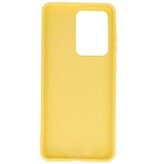 Estuche de TPU en color de moda Samsung Galaxy S20 Ultra Amarillo