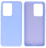 Estuche de TPU en color de moda Samsung Galaxy S20 Ultra Púrpura