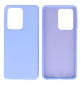 Fashion Color TPU Cover Samsung Galaxy S20 Ultra Purple