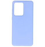 Estuche de TPU en color de moda Samsung Galaxy S20 Ultra Púrpura
