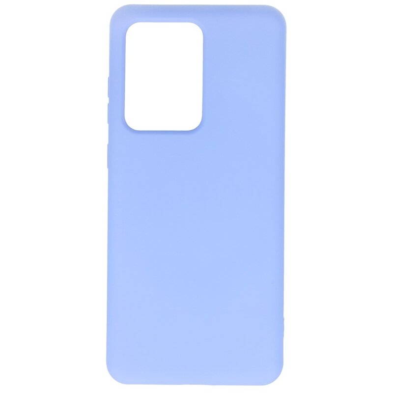 Estuche de TPU en color de moda Samsung Galaxy S20 Ultra Púrpura