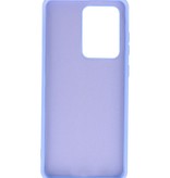 Fashion Color TPU Case Samsung Galaxy S20 Ultra Purple