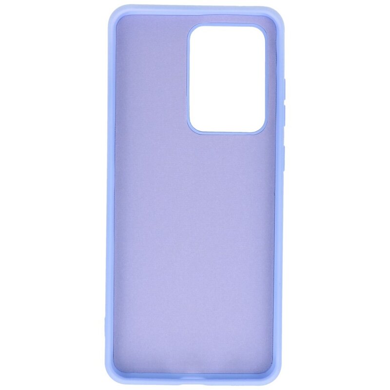 Estuche de TPU en color de moda Samsung Galaxy S20 Ultra Púrpura