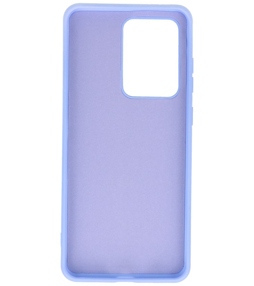 Fashion Color TPU Cover Samsung Galaxy S20 Ultra Purple