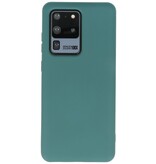 Estuche de TPU en color de moda Samsung Galaxy S20 Ultra Dark Green