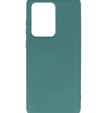 Coque en TPU Fashion Color Samsung Galaxy S20 Ultra Dark Green