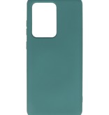 Estuche de TPU en color de moda Samsung Galaxy S20 Ultra Dark Green
