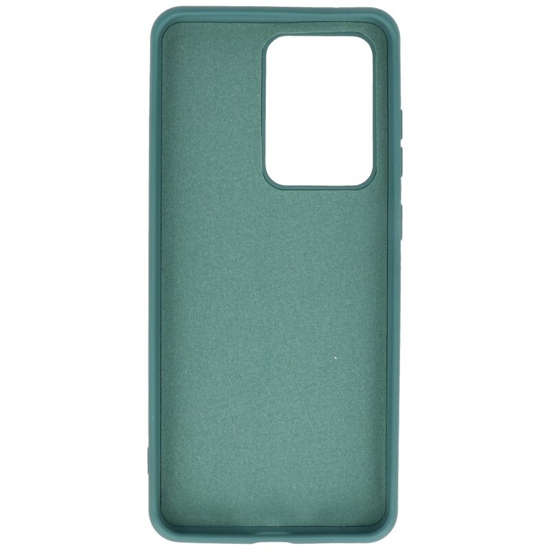 Estuche de TPU en color de moda Samsung Galaxy S20 Ultra Dark Green