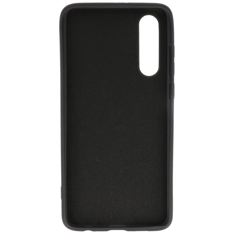 Custodia in TPU color moda per Huawei P30 nera