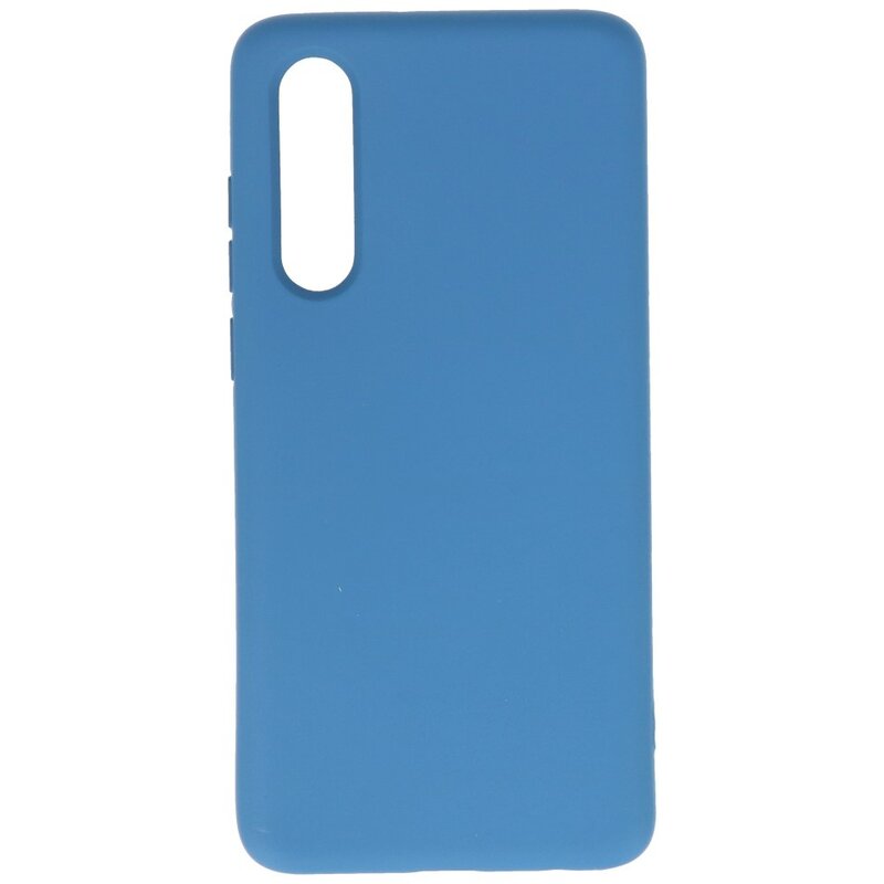 Carcasa de TPU Color Moda para Huawei P30 Azul Marino