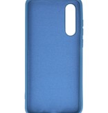 2.0mm Dikke Fashion Color TPU Hoesje Huawei P30 Navy