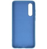 2.0mm Dikke Fashion Color TPU Hoesje Huawei P30 Navy